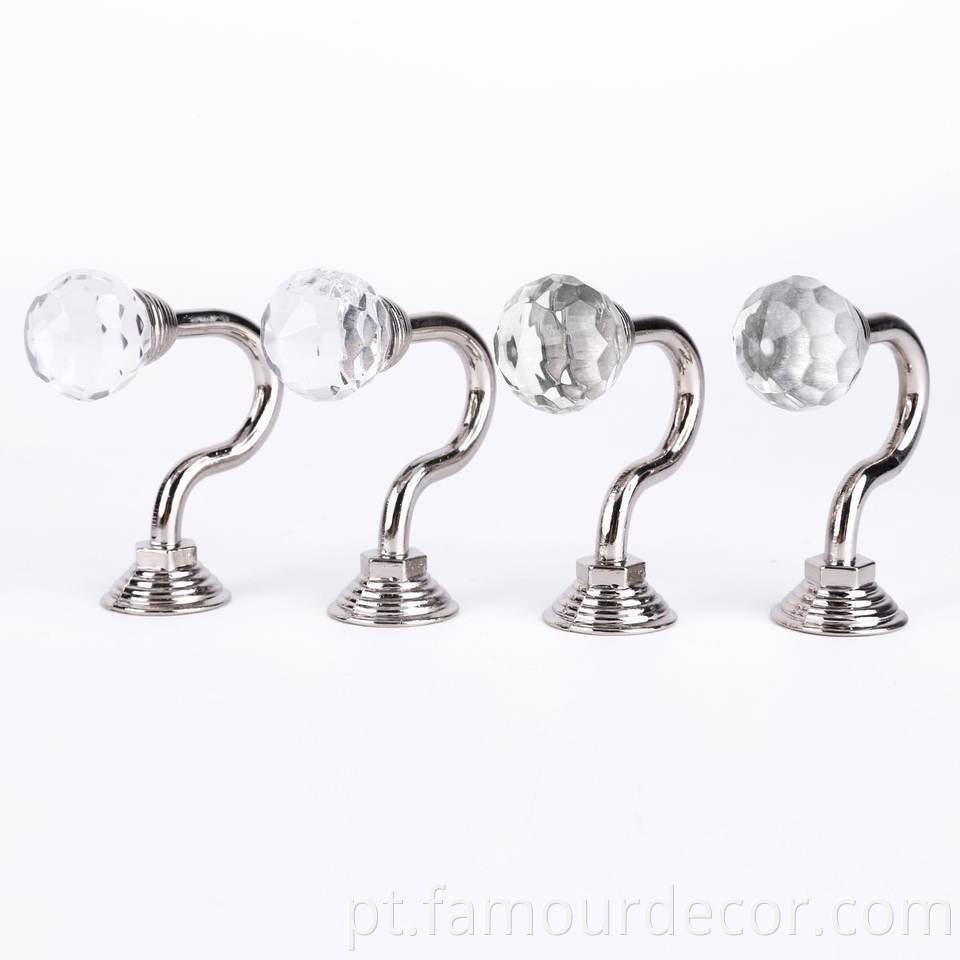 European style crystal curtain hook wholesale